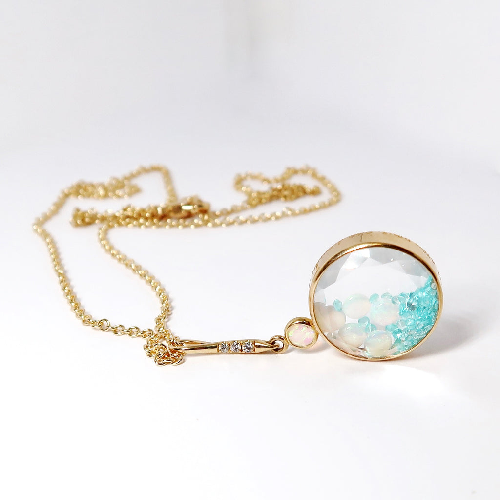 Paraiba Tourmalines Pendant