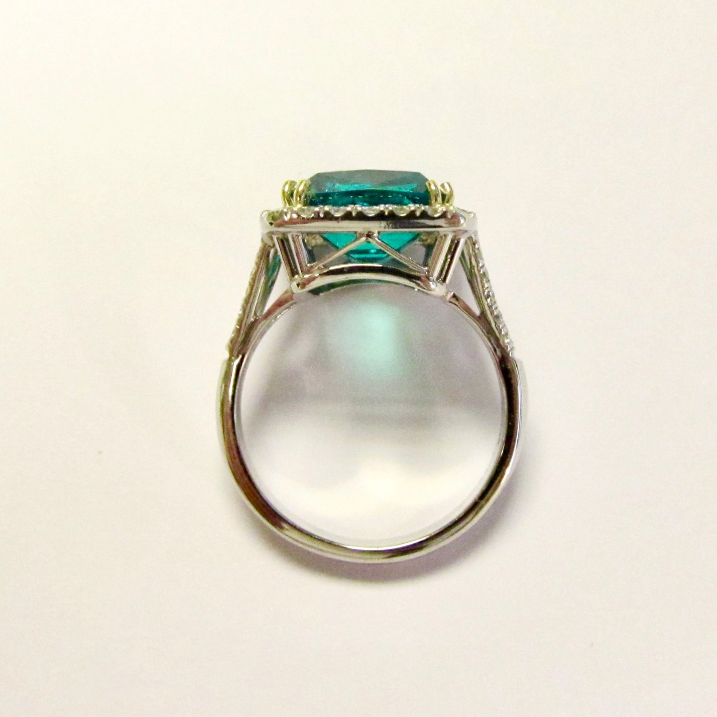 Cushion Cut, Emerald Ring