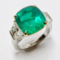 Emerald & Diamond Ring