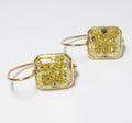 Yellow Diamond Earrings