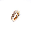 Cross-Set Baguette Diamond Guard Ring