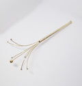 14k Yellow Gold Swizzle Stick with Diamonds