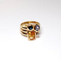 18k Yellow Gold 4 Stone Ring