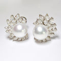 Pearl & Diamond Earrings