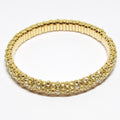 Yellow Sapphire & Diamond Stretch Bracelet