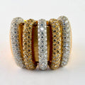 Brown & White Diamond Ring