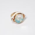 White Sapphire Kaleidoscope Shaker Ring