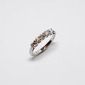 Diamond Wedding Band, Platinum, 5 Round Diamonds