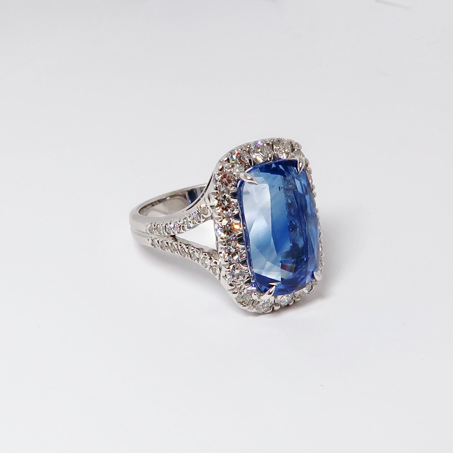 Sapphire & Diamond Ring