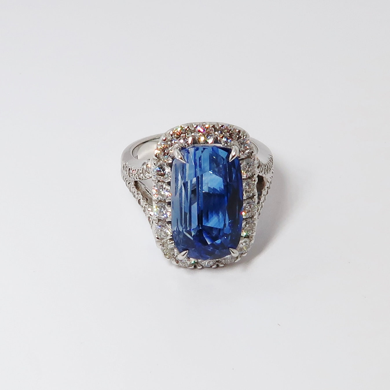 Sapphire & Diamond Ring