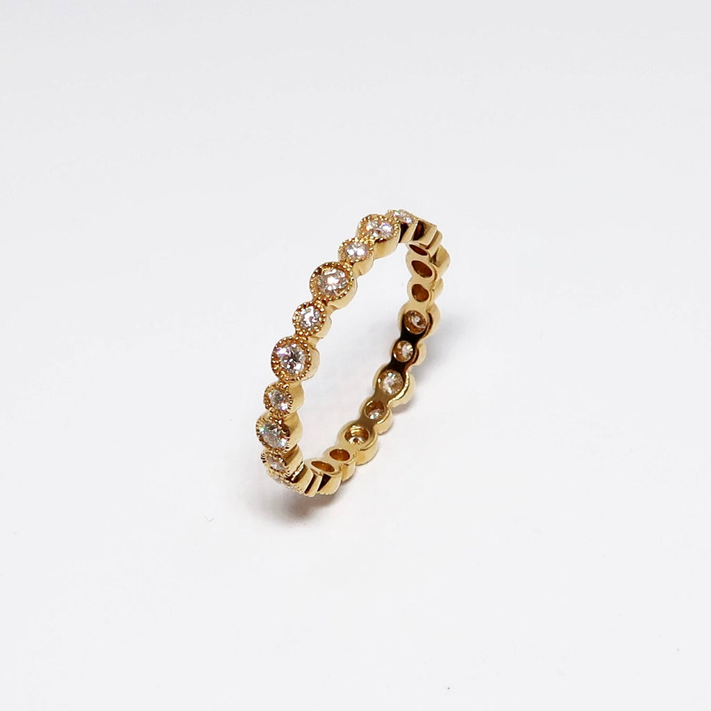 Stack of Four Gold Bands