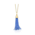 Tanzanite Tassel Pendant