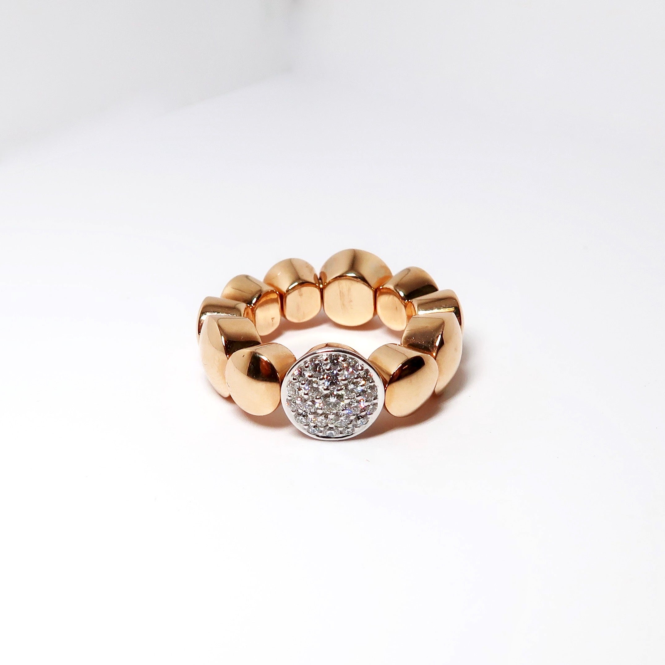 18k Two Tone Gold Ring