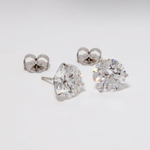 Load image into Gallery viewer, 10ctw Round Diamond Stud Earrings
