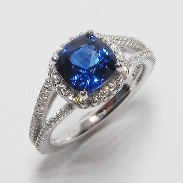 Sapphire & Diamond Ring