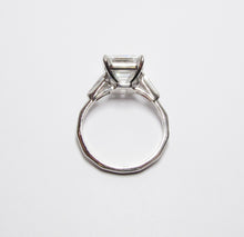 Load image into Gallery viewer, Emerald Cut Diamond 3-Stone Tiffany Ring

