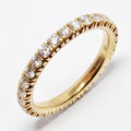 18k Yellow Gold Diamond Eternity Band