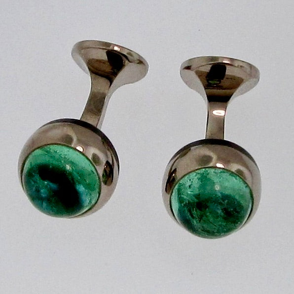 African Paraiba Tourmailine Cufflinks