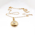 Locket with Center Bezel Set Diamond
