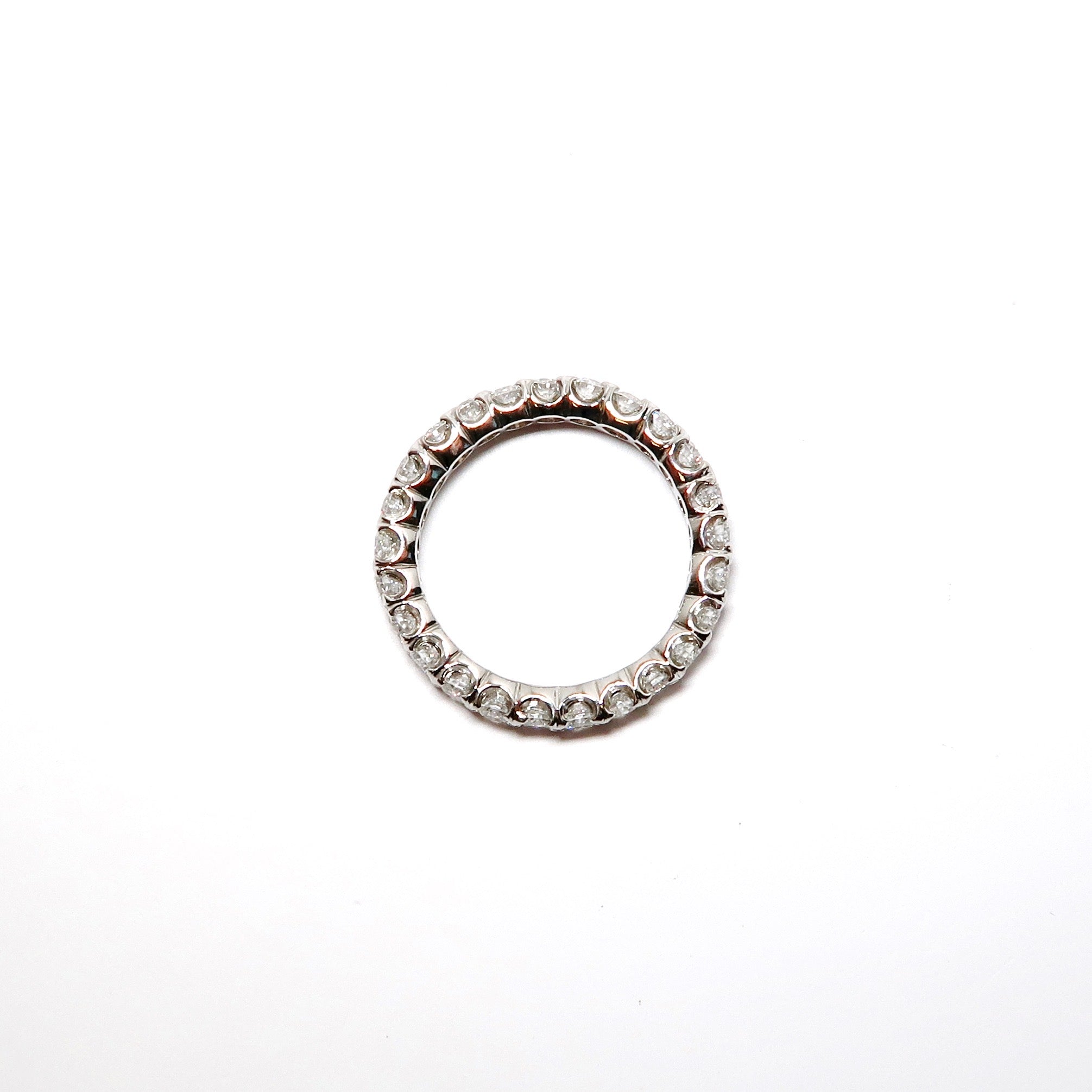 Round Diamond Eternity Guard Ring
