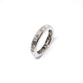 Alternating Baguette / Round Diamond Guard Ring
