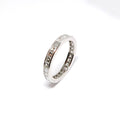 Square Diamond Eternity Guard Ring