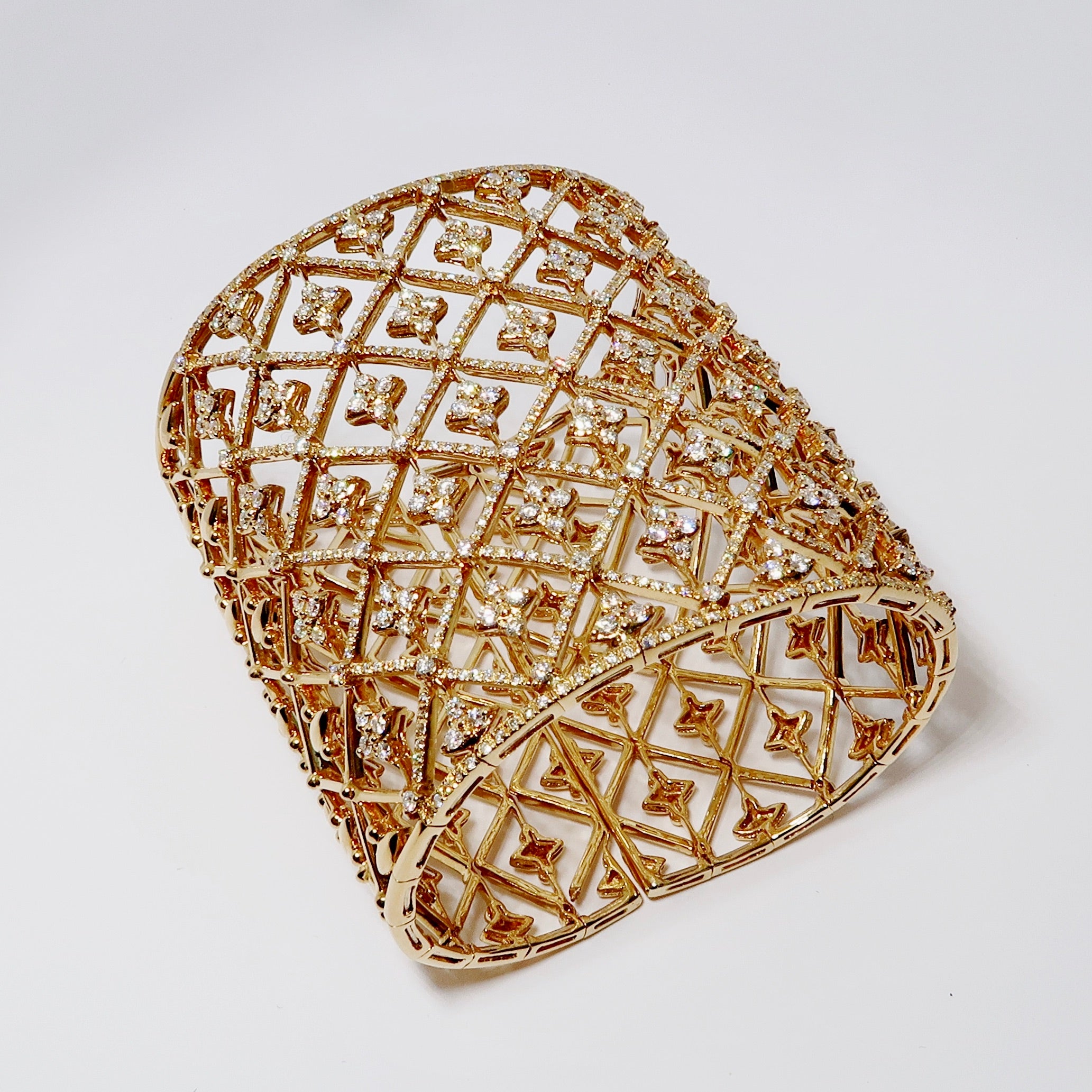 Extra Wide Cuff with Diamonds