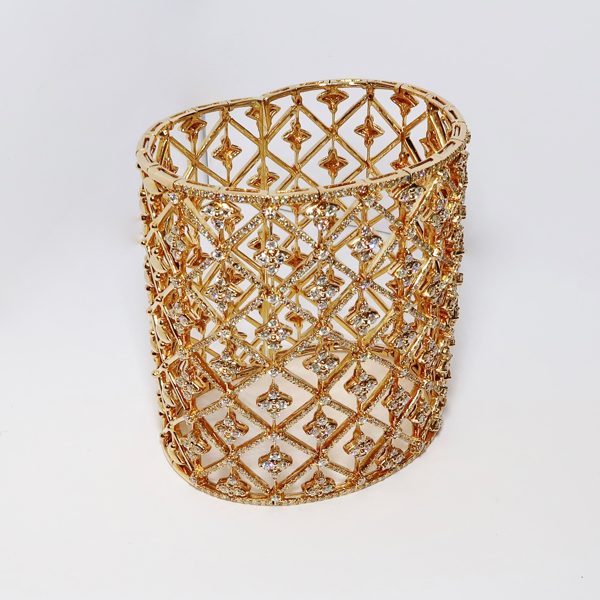 Extra Wide Cuff with Diamonds