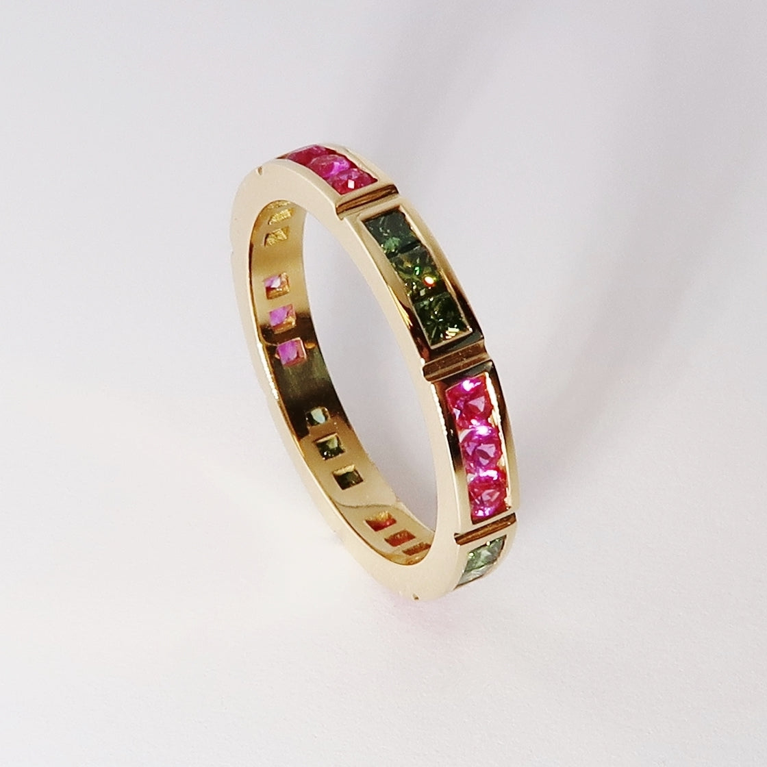 Square Cut Eternity Band