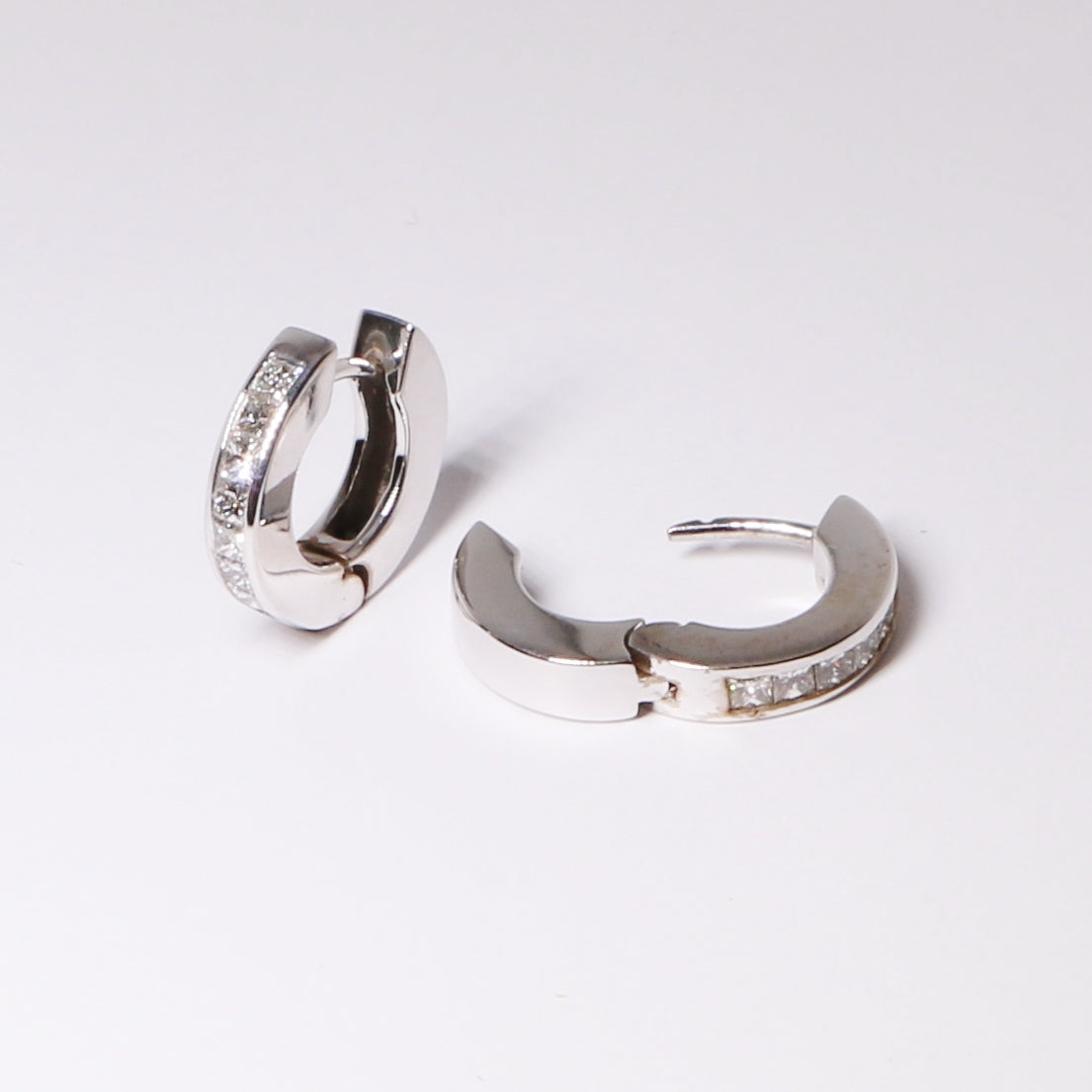 Princess Cut Diamond Earrings