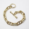 18k Yellow Gold Toggle Bracelet