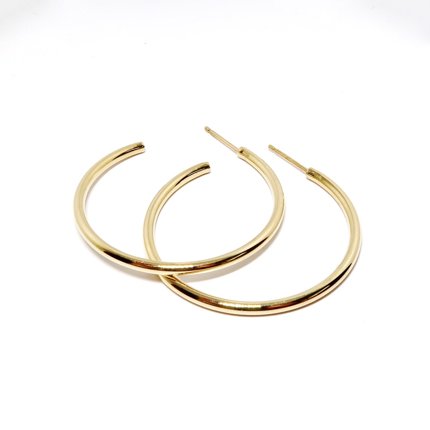 Yellow Gold Hoop Earrings