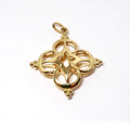 Puffy Compass Rose Pendant